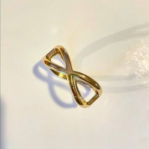 Gold Plated Infinity cuff bracelet